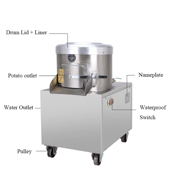 potato peeling machine potato peeling machine