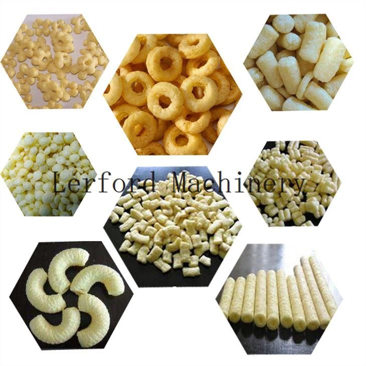 corn puff snack extruder