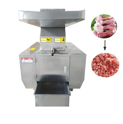 Picadora de carne que muele huesos