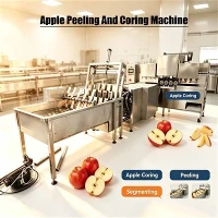 Máquina peladora y descorazonadora de manzanas